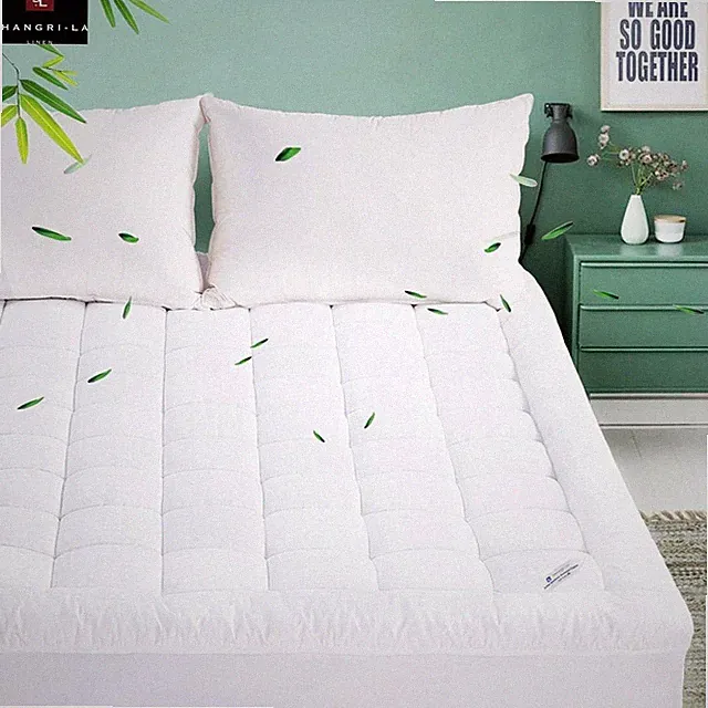 1000GSM Five Star Cooling Bamboo Mattress Topper Single by Shangri La