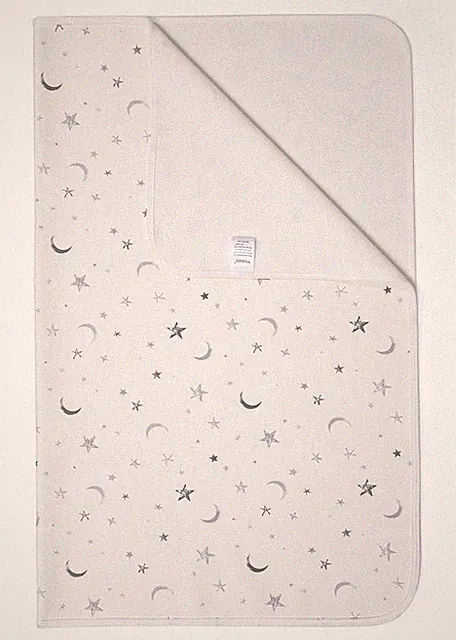 Baby Waterproof Bed Pad Washable Mattress Pad Reusable Underpads White Star