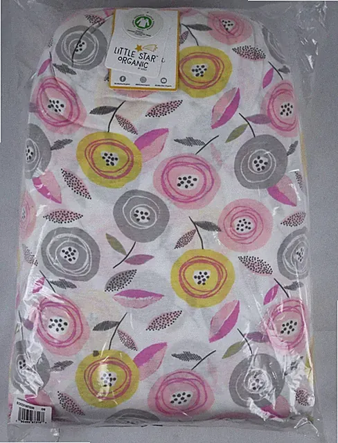 Little Star - 100% Organic Cotton 3 Piece Crib Set | Flowers