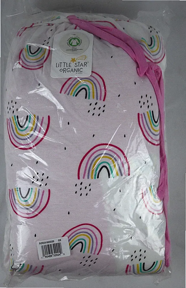 Little Star 100% Organic Cotton 3 Piece Crib Set | Rainbows
