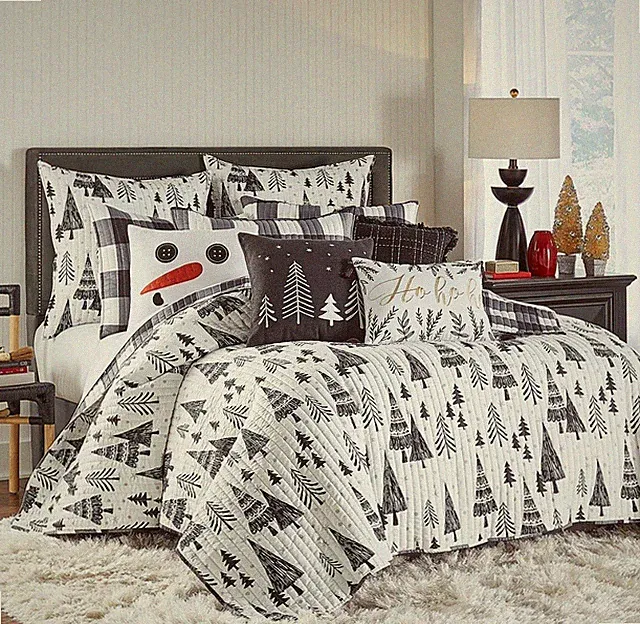 Merry & Bright Collection - Northern Star Quilt Set - King/Cal Quilt - King