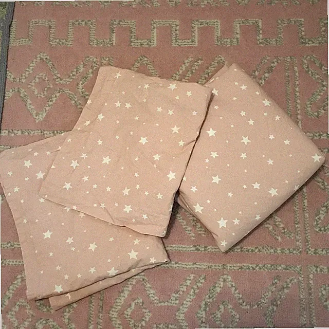 Pottery Barn Kids Full/Qn Duvet Cover 2 Pillow Shams Shining Star Glow In Dark