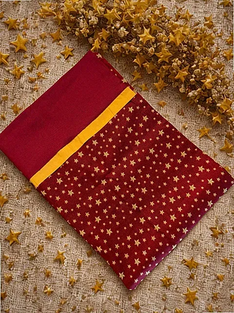 Queen Size Handmade Star Design PILLOWCASE