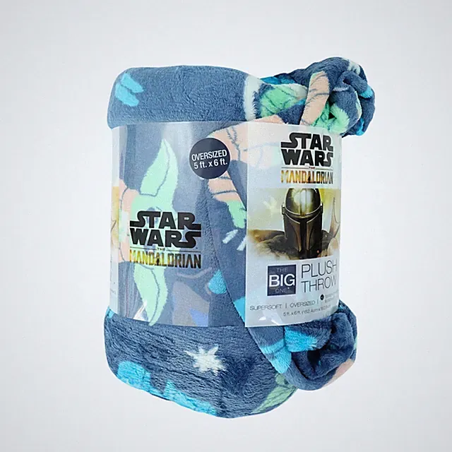 Star Wars Mandalorian Baby Yoda Throw Blanket Supersoft Oversized Plush 5ft*6ft