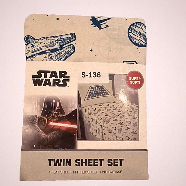 Star Wars Twin Sheet Set Súper Soft