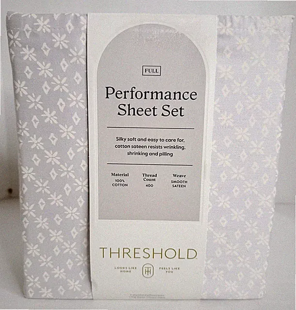 Threshold Performance Full Size Twinkle Stars Sheet Set