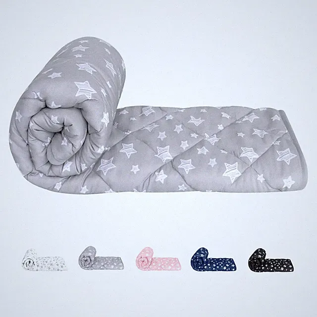 Toddler Comforter Breathable Crib Comforter Quilted Blanket 39"x47" Multi-Color