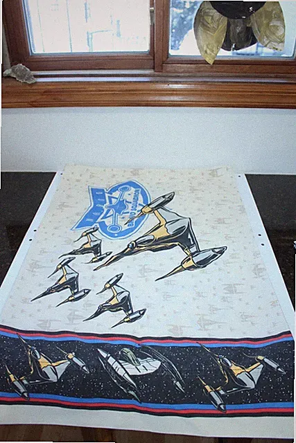 Vintage Star Wars Bed Sheets Licensed Twin Size 3 Piece Set
