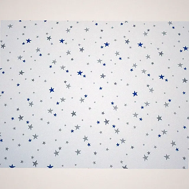 Your Zone Full Size Blue & Gray Stars Microfiber Sheet Set, Bed Sheets